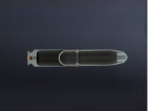 Type A Cartridge Cutaway  in White Natural Versatile Plastic