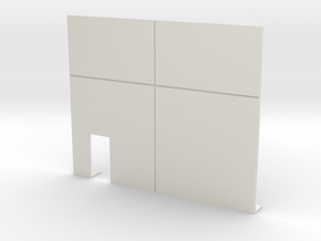 Personnel Door; Left Side in White Natural Versatile Plastic