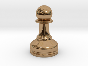 MILOSAURUS Chess MINI Staunton Pawn in Polished Brass