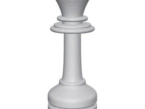 MILOSAURUS Chess MINI Staunton Queen in Tan Fine Detail Plastic