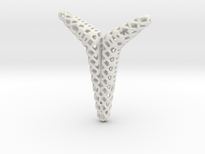 YOUNIVERSAL Structured, Pendant in White Natural Versatile Plastic