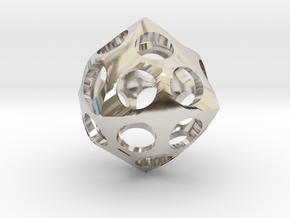 Deltoidal Icositetrahedron Roller in Platinum