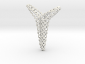 YOUNIVERSAL Structured Airy, Pendant in White Natural Versatile Plastic