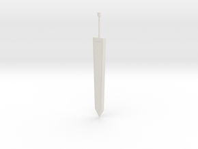 Heavy Sword in White Natural Versatile Plastic