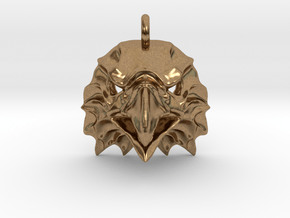 Eagle Pendant in Natural Brass