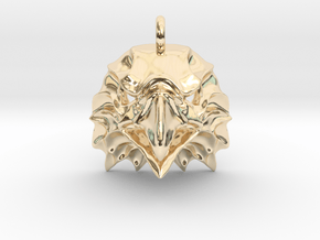 Eagle Pendant in 14k Gold Plated Brass