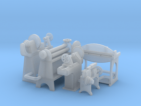 Small Metal Working Machines OO Scale in Smooth Fine Detail Plastic