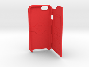 Iphone6 pokeball / pokedex case in Red Processed Versatile Plastic