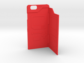 iphone 6 Pokedex case aka iphonedex in Red Processed Versatile Plastic