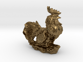 GARDEN ROOSTER in Natural Bronze