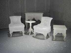 1:48 Sitting Room Set in Tan Fine Detail Plastic