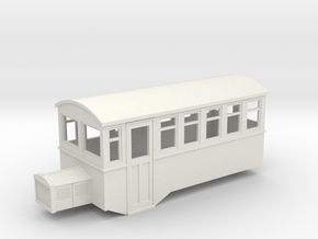 009 HOe Railbus 40 single ended  in White Natural Versatile Plastic