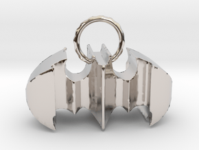 Batman keychain (or necklace ) in Platinum