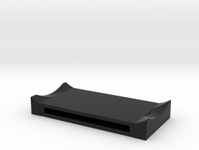 SmartPhoneCaseForBicycleHelmet01 in Black Natural Versatile Plastic