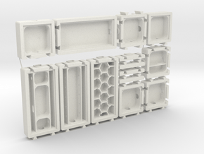 Modular Formicarium Kit in White Natural Versatile Plastic