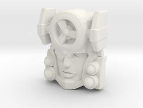 Fembot HeadWind Face (Titans Return) in White Natural Versatile Plastic