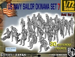 1/72 US Navy Okinawa Set 7 in Tan Fine Detail Plastic