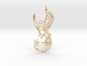 PHX Pendant in 14k Gold Plated Brass