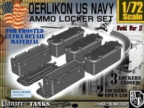 1/72 Oerlikon US Navy Ammo Locker FUD SET in Smooth Fine Detail Plastic