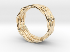 Turkshead Ring - size 6.5 in 14K Yellow Gold