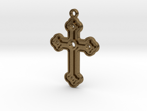 Greek Cross in Natural Bronze