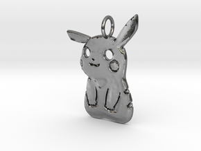 PikaBoo Pendant in Polished Silver