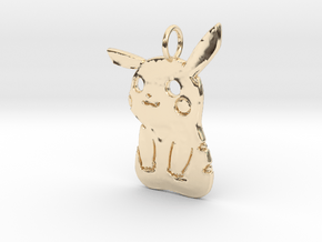 PikaBoo Pendant in 14K Yellow Gold