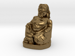 Dude Buddha 2in Printing Ready in Natural Bronze