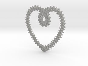 vertebrae heart loop in Aluminum