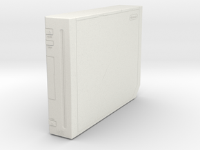 1:6 Nintendo Wii (White) in White Natural Versatile Plastic