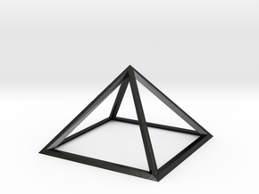 Giza Pyramid in Polished and Bronzed Black Steel