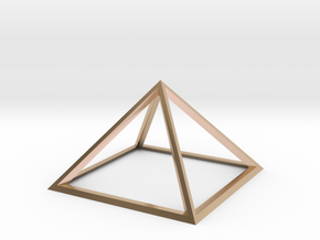 Giza Pyramid in 14k Rose Gold Plated Brass
