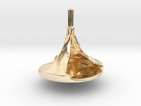 ZWEIBLADE Spinning Top in 14K Yellow Gold