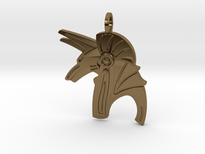 Anubis Stargate in Polished Bronze