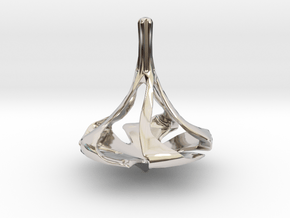 SPINDLE Spinning Top in Platinum