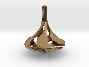 LEGEND 2 Spinning Top in Natural Brass