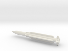 1/144 Scale SM-6 AGM-78 Standard Missile in White Natural Versatile Plastic