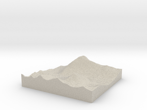 Model of Llyn Ogwen in Natural Sandstone