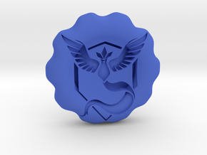 Team Mystic Badge/Coin in Blue Processed Versatile Plastic