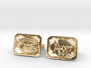 Eye Am 2 x 2-Finger Ring in 14k Gold Plated Brass