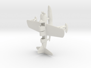 1/144 Scale Vought OS2U Kingfisher  in White Natural Versatile Plastic