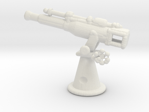 1/144 Scale 3in 23 Cal AA Gun in White Natural Versatile Plastic