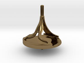 ZWEIBLADE 2 Spinning Top in Polished Bronze