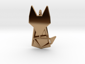 FOX Pendant in Polished Brass