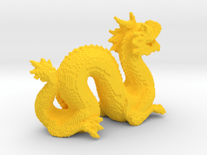 Cyber Dragon Stanford - Hollow in Yellow Processed Versatile Plastic
