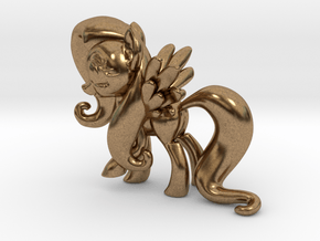 Fluttershy 1B Full Color - S2 in Natural Brass