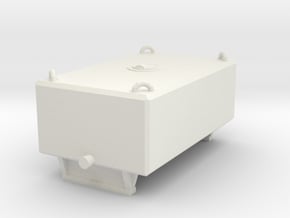 1/50th Heavy Haul push truck weight box tank in White Natural Versatile Plastic
