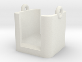 Polaroid Cube Plus Carrying Cradle Lens Protected in White Natural Versatile Plastic