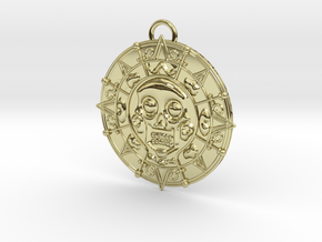 The gold of Cortez - Pirate's medallion in 18k Gold