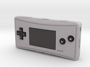 1:6 Nintendo Game Boy Micro (Silver) in Full Color Sandstone